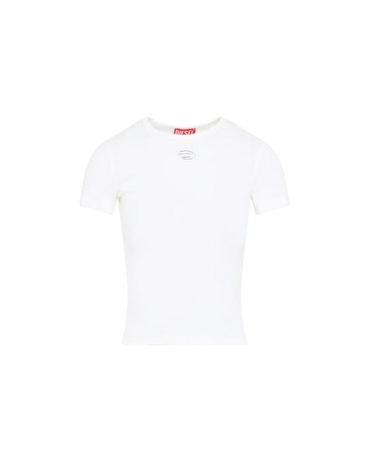 DIESEL White T-Shirts