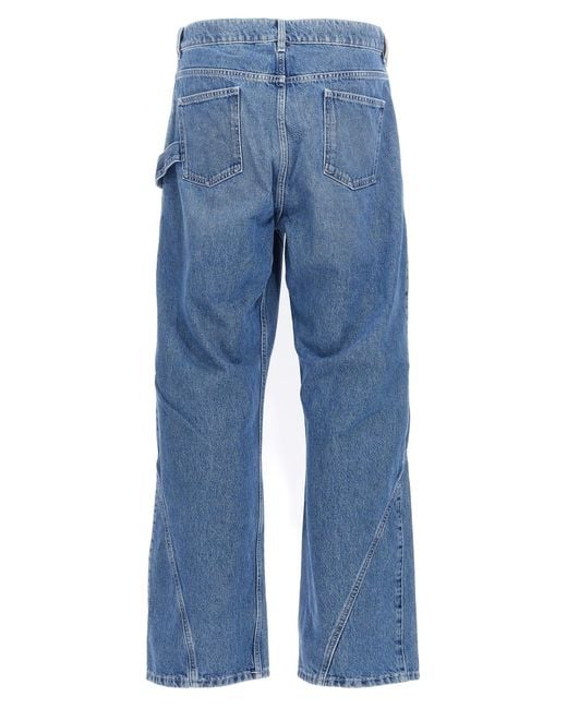J.W. Anderson Blue J.W.Anderson 'Twisted Workwear' Jeans for men