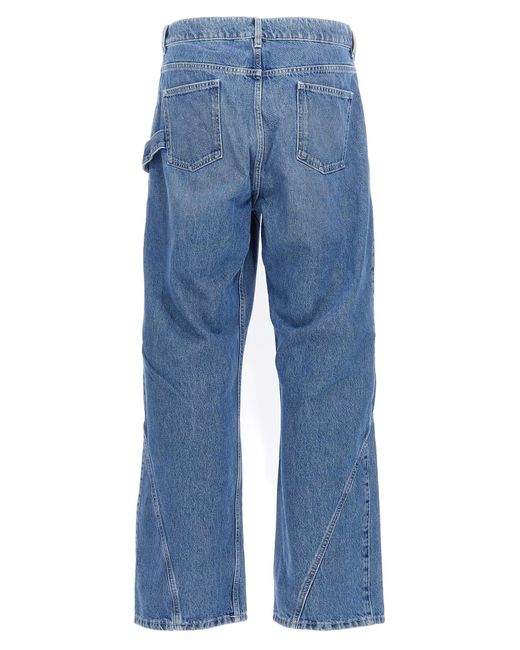 Jeans 'Twisted Workwear' di J.W. Anderson in Blue da Uomo