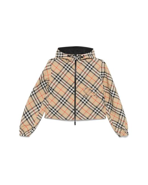 Giacche Poliestere-Donna di Burberry in Brown