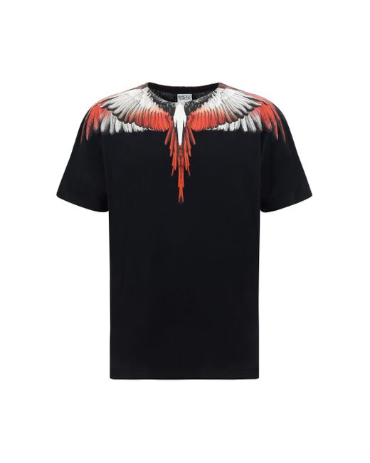 T-Shirt Icon Wings di Marcelo Burlon in Black da Uomo