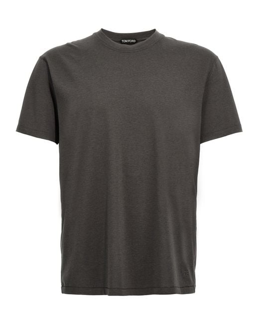 Tom Ford Gray Basic T-Shirt for men