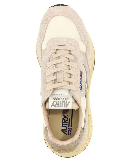 Autry White Reelwind Sneakers for men