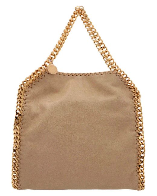 Stella McCartney Natural Falabella Mini Shoulder Bags