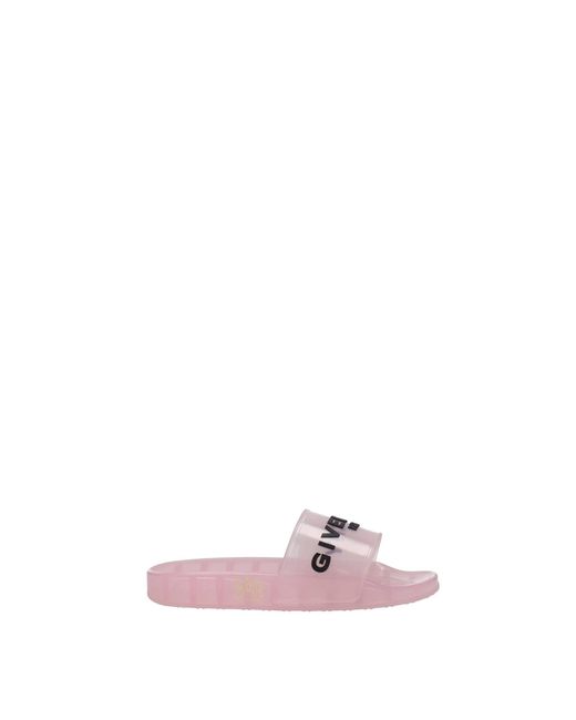Givenchy Pink Slippers And Clogs Rubber Blossom
