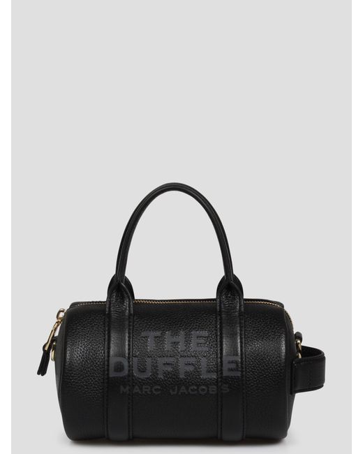 Marc Jacobs Black The Leather Mini Duffle Bag
