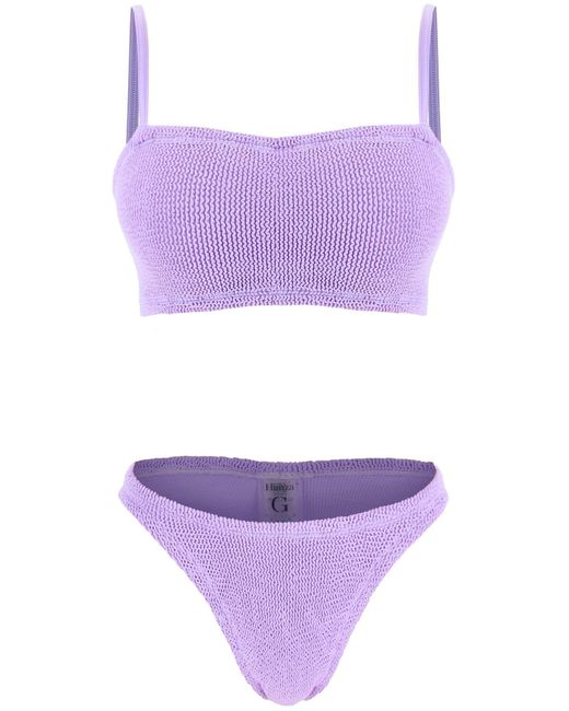 Hunza G Purple Gigi Bikini Set