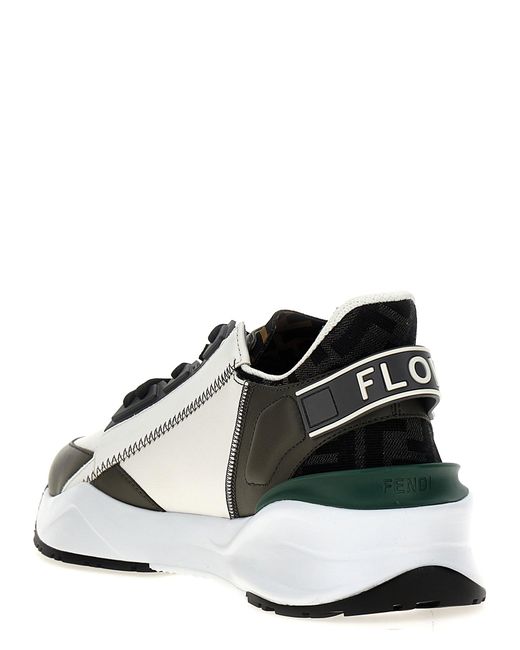 Flow Sneakers Multicolor di Fendi in Black da Uomo