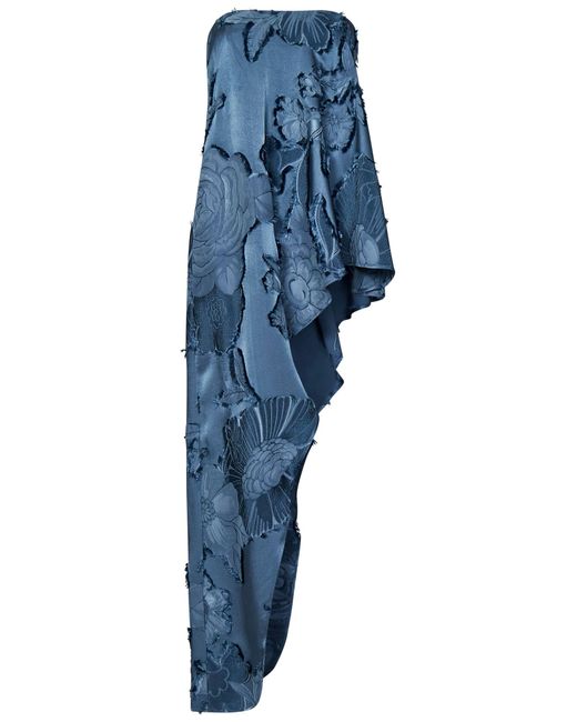 Etro Blue Embroidered Viscose Top