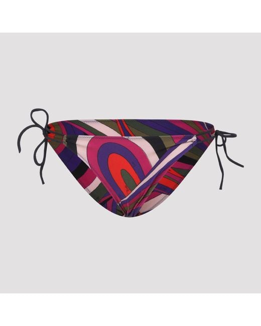 Emilio Pucci Purple Swimwear