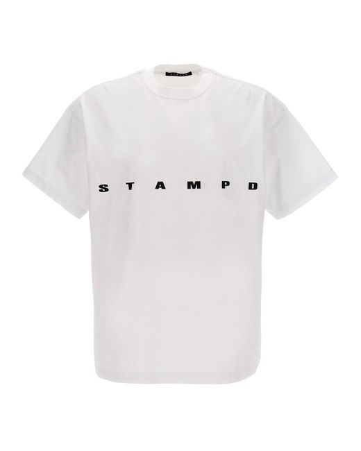 Stampd White Strike Logo T-shirt for men