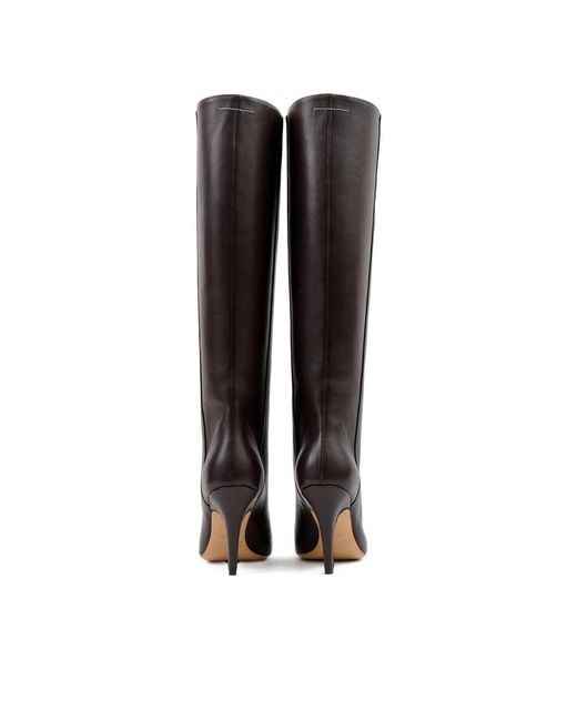 MM6 by Maison Martin Margiela Brown Leather Shoes