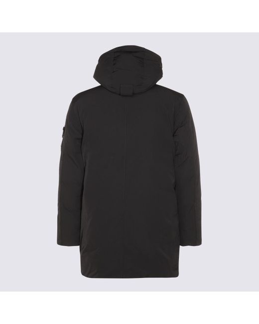 Coats Blacks And Greys-Uomo di Stone Island da Uomo