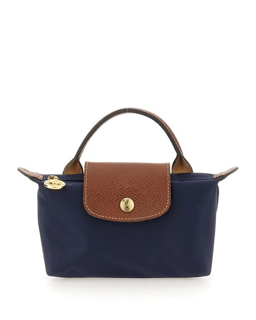 Pochette Con Manico Le Pliage-Donna di Longchamp in Blue