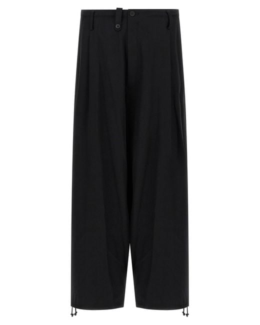 Yohji Yamamoto Black New Standard Wallet Pants for men