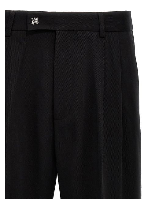 Pantaloni Loose A Gamba Ampia di Amiri in Black da Uomo