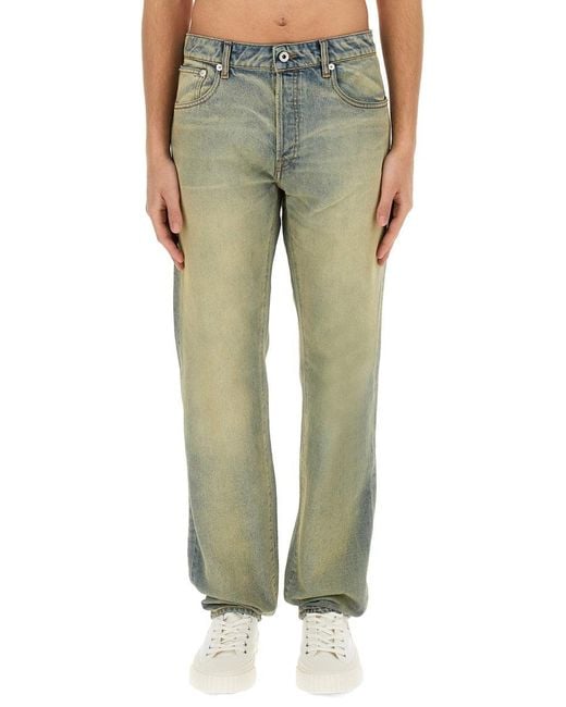 KENZO Green Slim Fit Jeans For for men