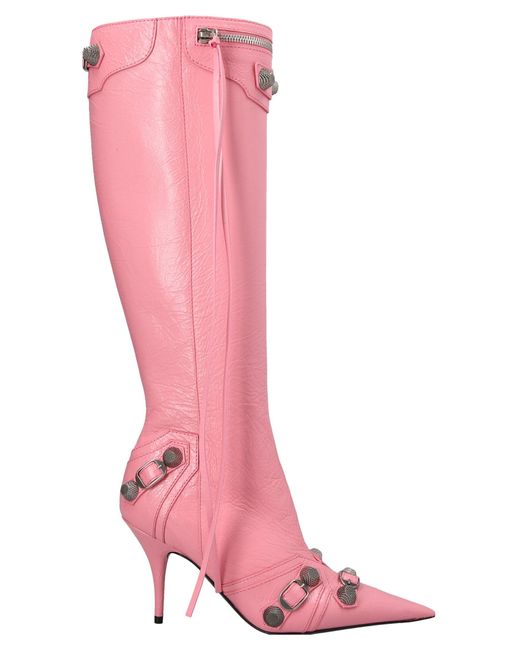 Balenciaga Pink 'Cagle' Boots