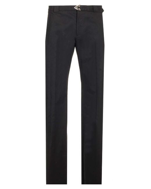 Alexander McQueen Blue Arrow Belt Pants Trousers for men