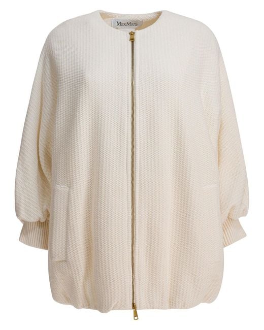 Max Mara Natural Wool And Cashmere Jacket