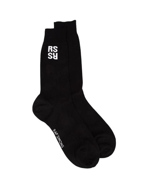 Raf Simons Black Socks for men