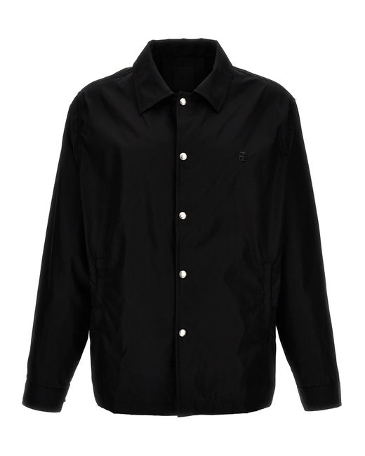 Tech Fabric Jacket Giacche Nero di Givenchy in Black da Uomo