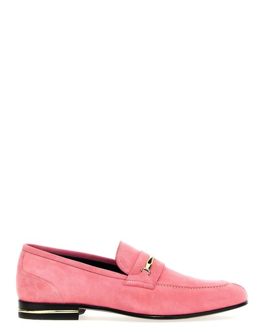 Bally Pink Genos Loafers for men