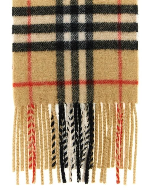 Cashmere Scarf Sciarpe-Uomo di Burberry in Metallic da Uomo
