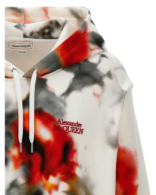 Alexander McQueen Obscured Flower Sweatshirt for men