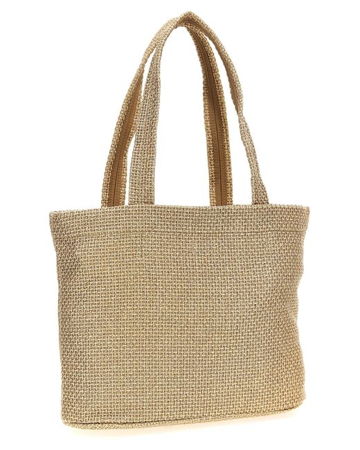 【Jimmy Choo】BEACH TOTE E/W M◆0000095137TZI Jimmy Choo Beach Tote E/W M in Natural | Lyst