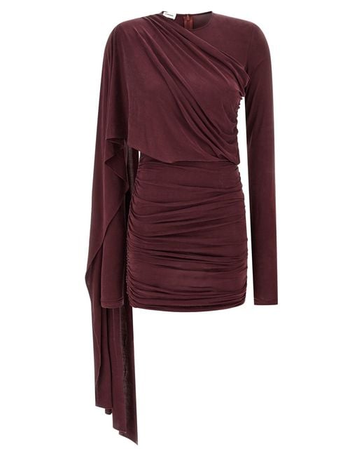 ANDAMANE Purple Xenia Dresses Bordeaux