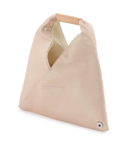 MM6 by Maison Martin Margiela Satin Mini 'japanese' Bag in Natural