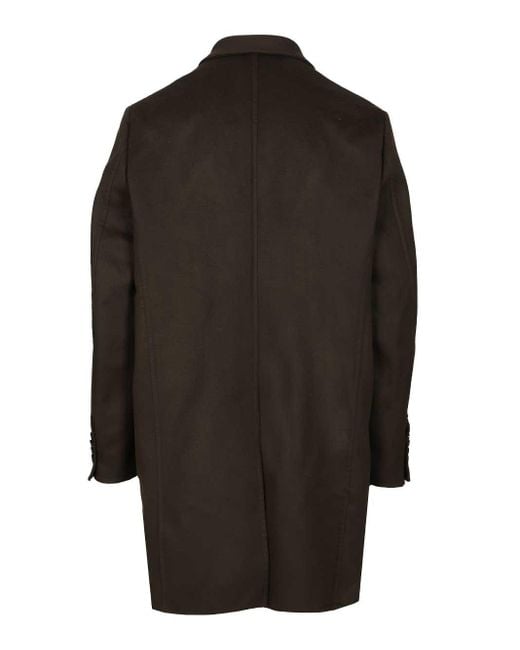 Givenchy Black Wool And Cashmere Coat Coats for men
