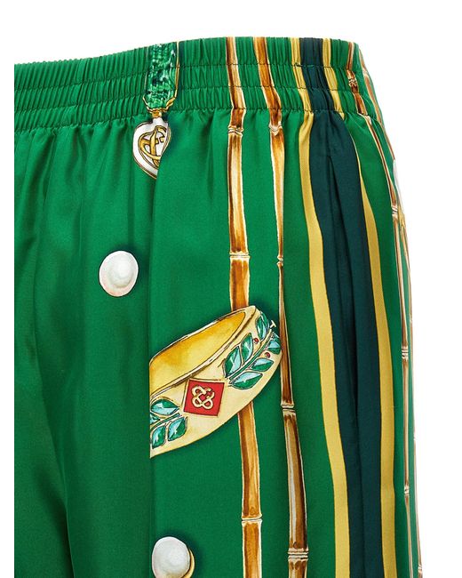 Casablancabrand Green La Boite A Bijoux Pants