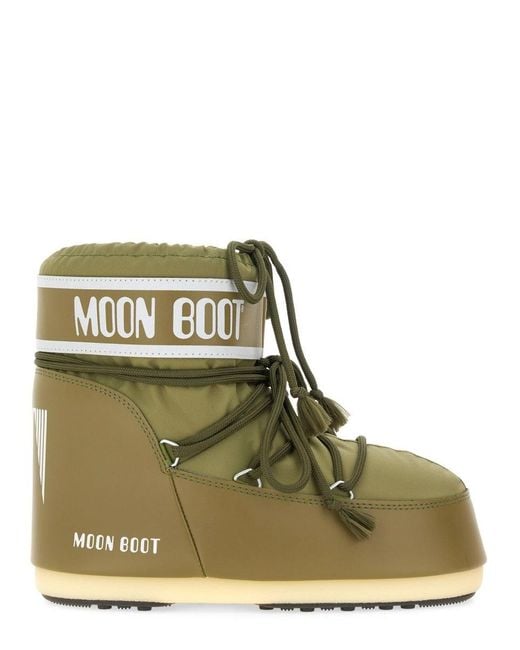 Moon Boot Green Stivale "Icon" Low