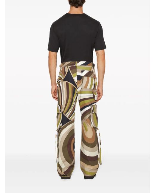 Emilio Pucci White Trousers for men