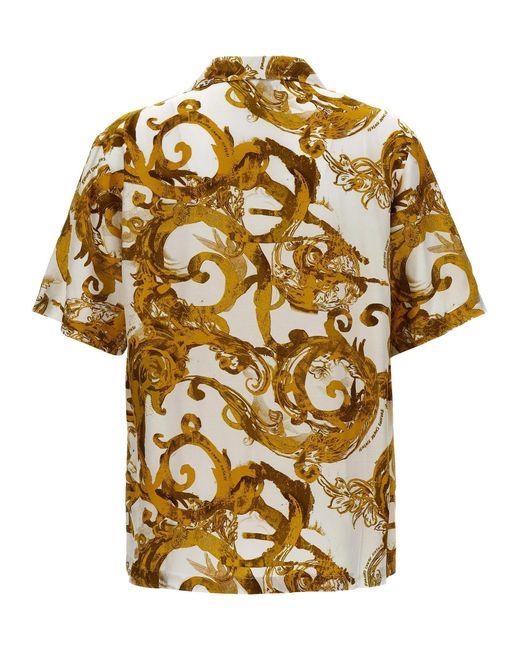 Versace Jeans Couture Barocco Shirt in Metallic for Men | Lyst
