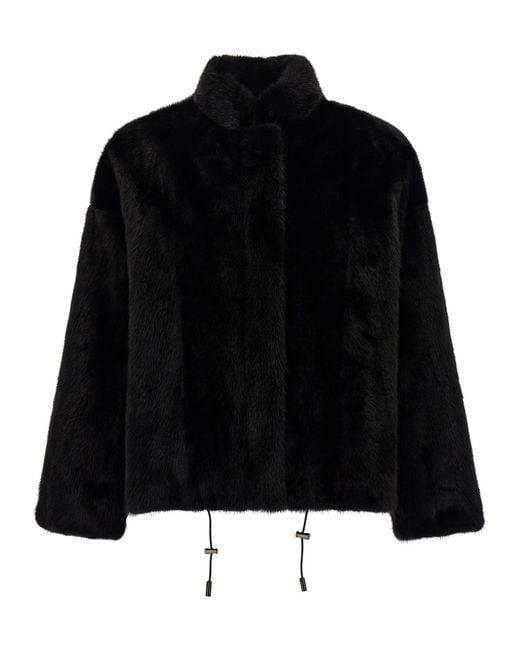 Simonetta Ravizza Black Urra Fur