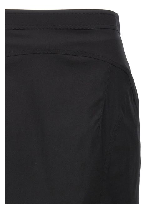 Longuette Skirt Gonne Nero di N°21 in Black