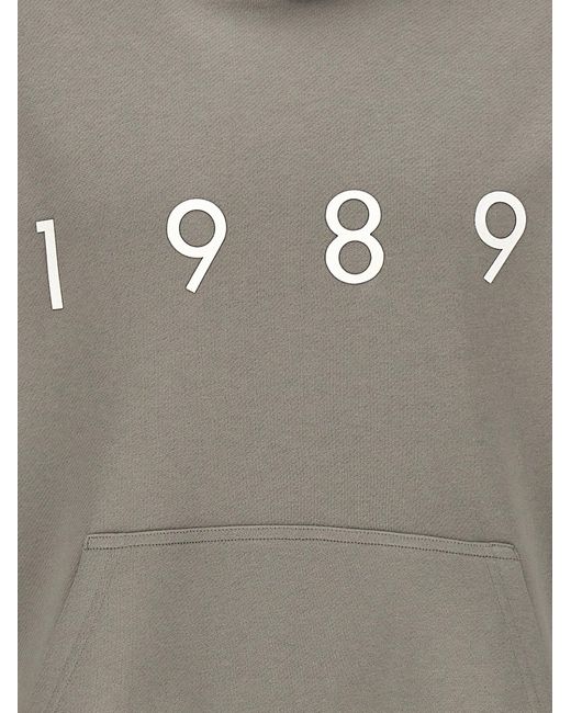 1989 STUDIO Gray 1989 Logo Sweatshirt for men