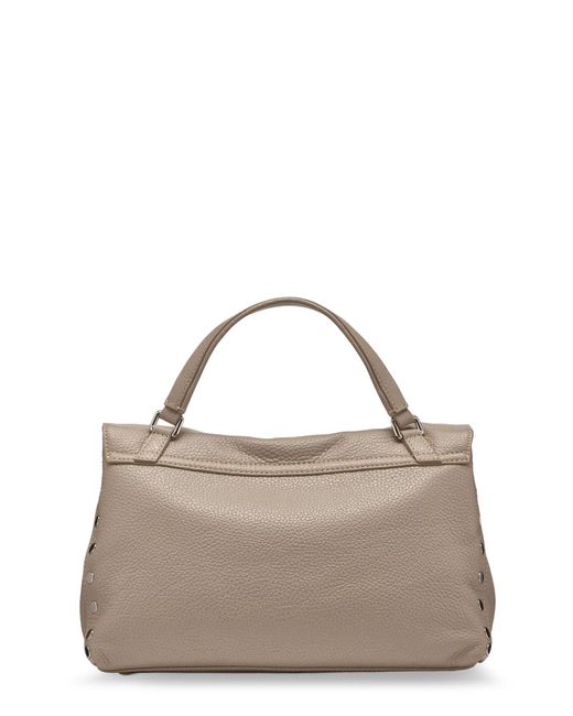 Zanellato Brown Postina S Leather Crossbody Bag