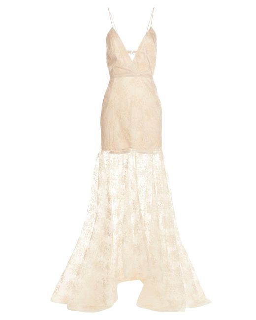ROTATE BIRGER CHRISTENSEN White Bridal Miley Lace Gown