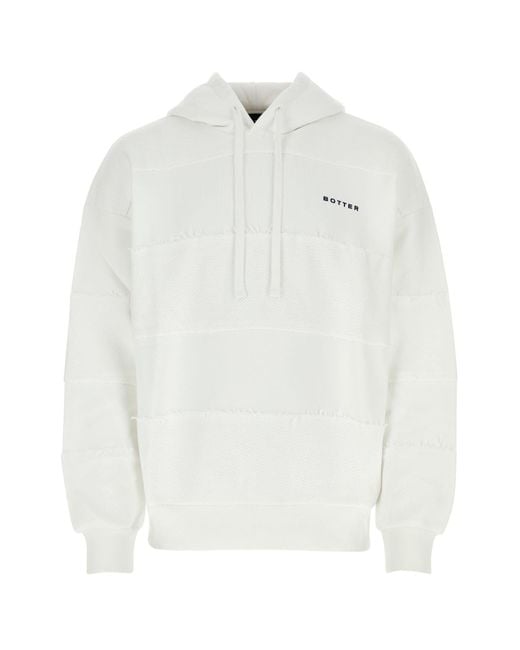 BOTTER White Cotton Oversize Sweatshirt