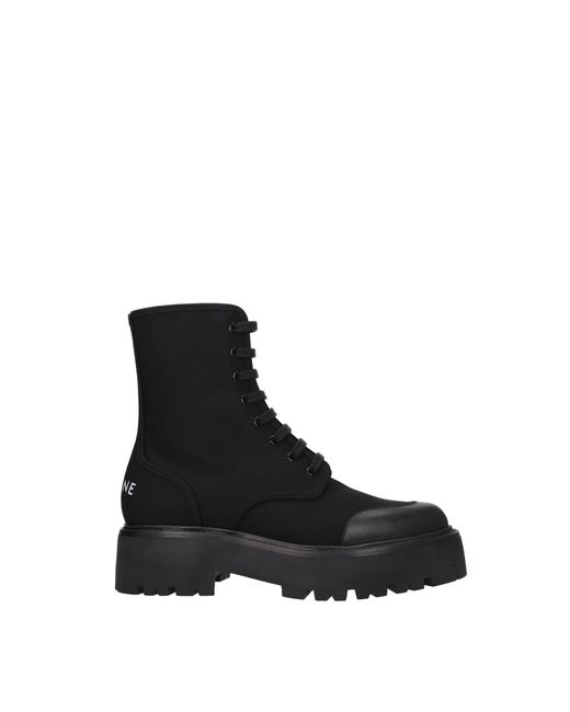 Céline Ankle Boot Fabric Black for men