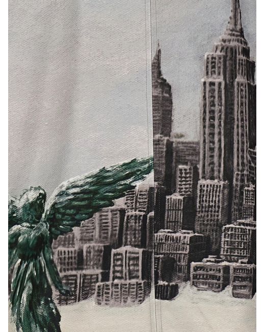 Who Decides War Gray Angel Over The City Sweatshirt for men