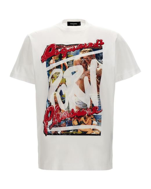 DSquared² White 'Rocco' T-Shirt for men