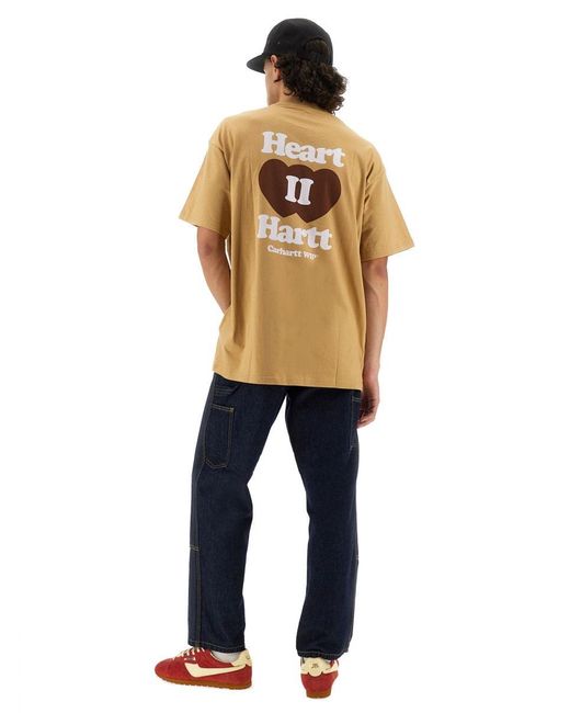Carhartt Multicolor Heart Ii Hartt Tshirt for men