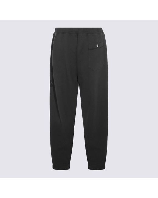 Stone Island Black Cotton Pants for men