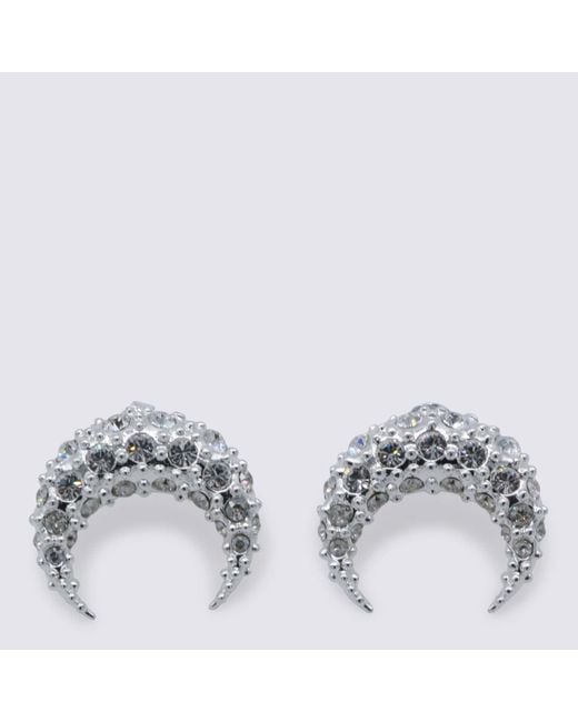 MARINE SERRE Metallic Earrings