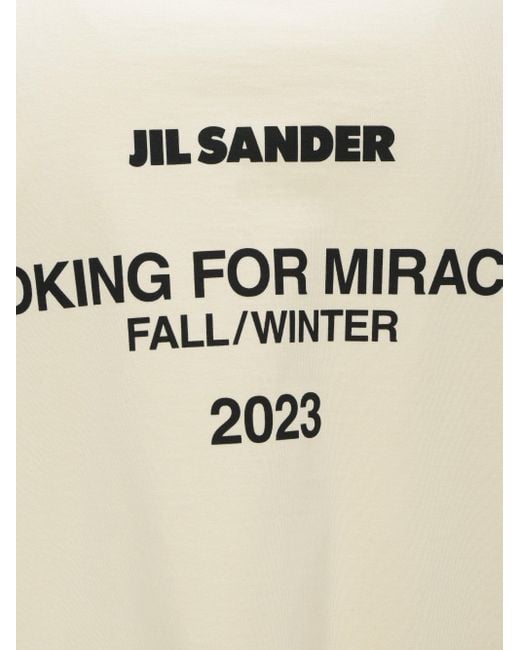 Jil Sander Natural T-shirts for men